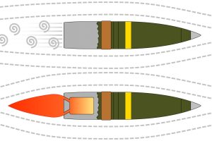 Base bleed у артилерійському снаряді: як газогенератор зменшує донний опір